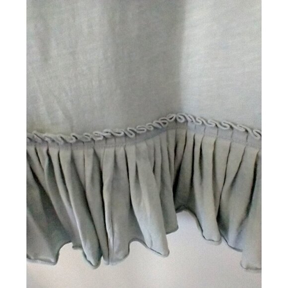 LOGO by Lori Goldstein Tunic Relaxed Long Sleeve Pullover Cotton Pleated Hem- XL - Picture 4 of 7